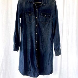 Gap denim shirt dress
